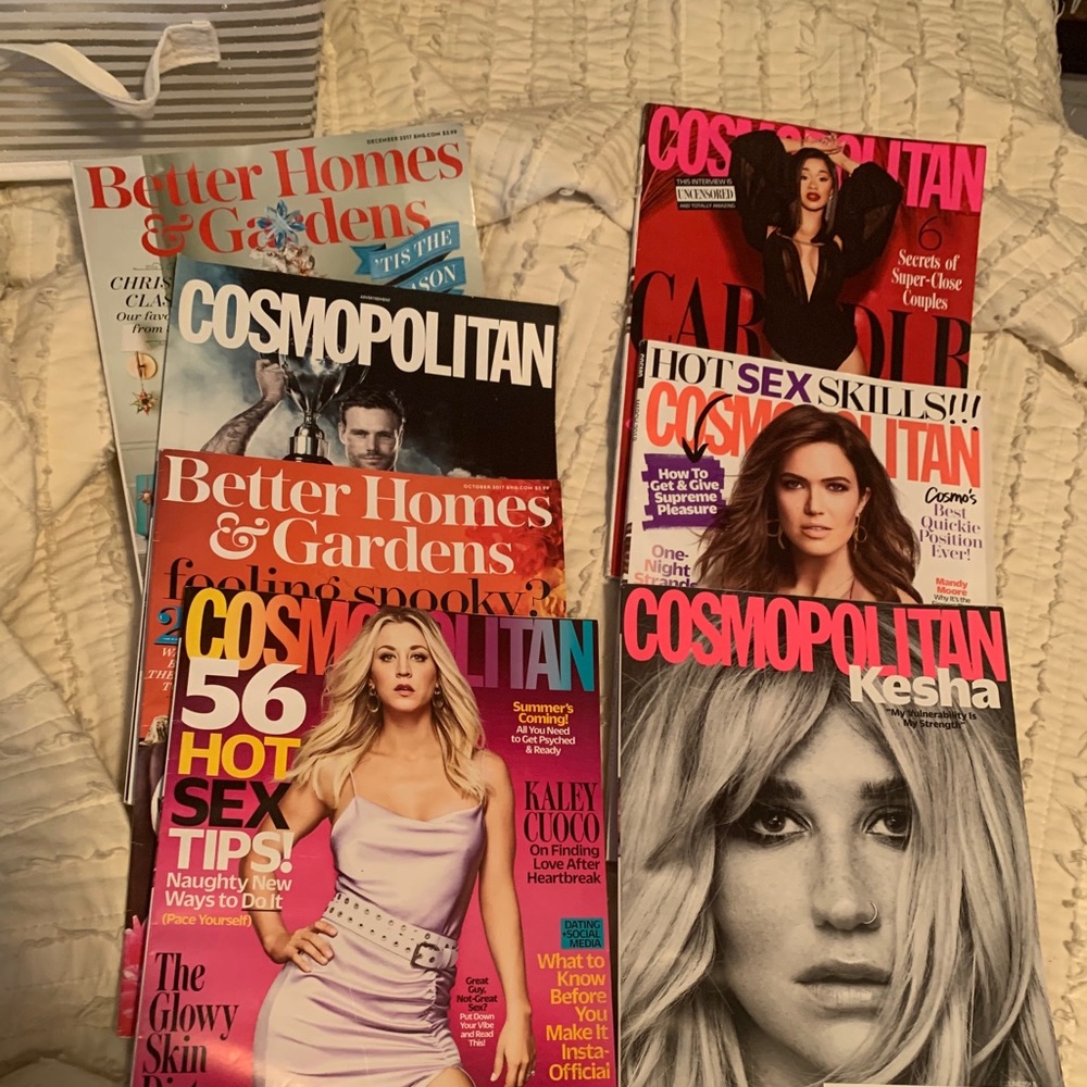 Mixture of magazines! Address will be blacked out